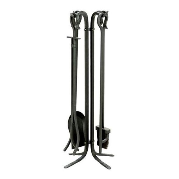 Uniflame Uniflame F-11140 5Pc. Black Wrought Iron Fireset F-11140